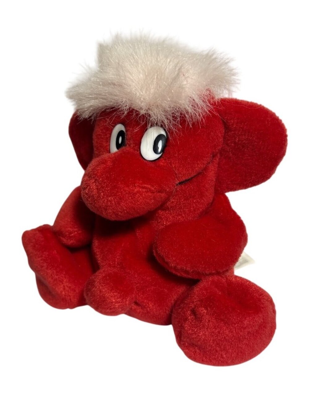 Mini Click Kodak Kolorkins Red Plush Fantasy Creature 1999 White Hair 5" Tall